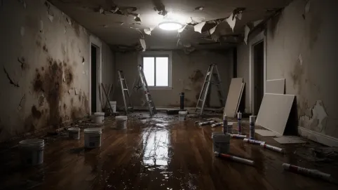 Kosztorys remontu po zalaniu mieszkania
